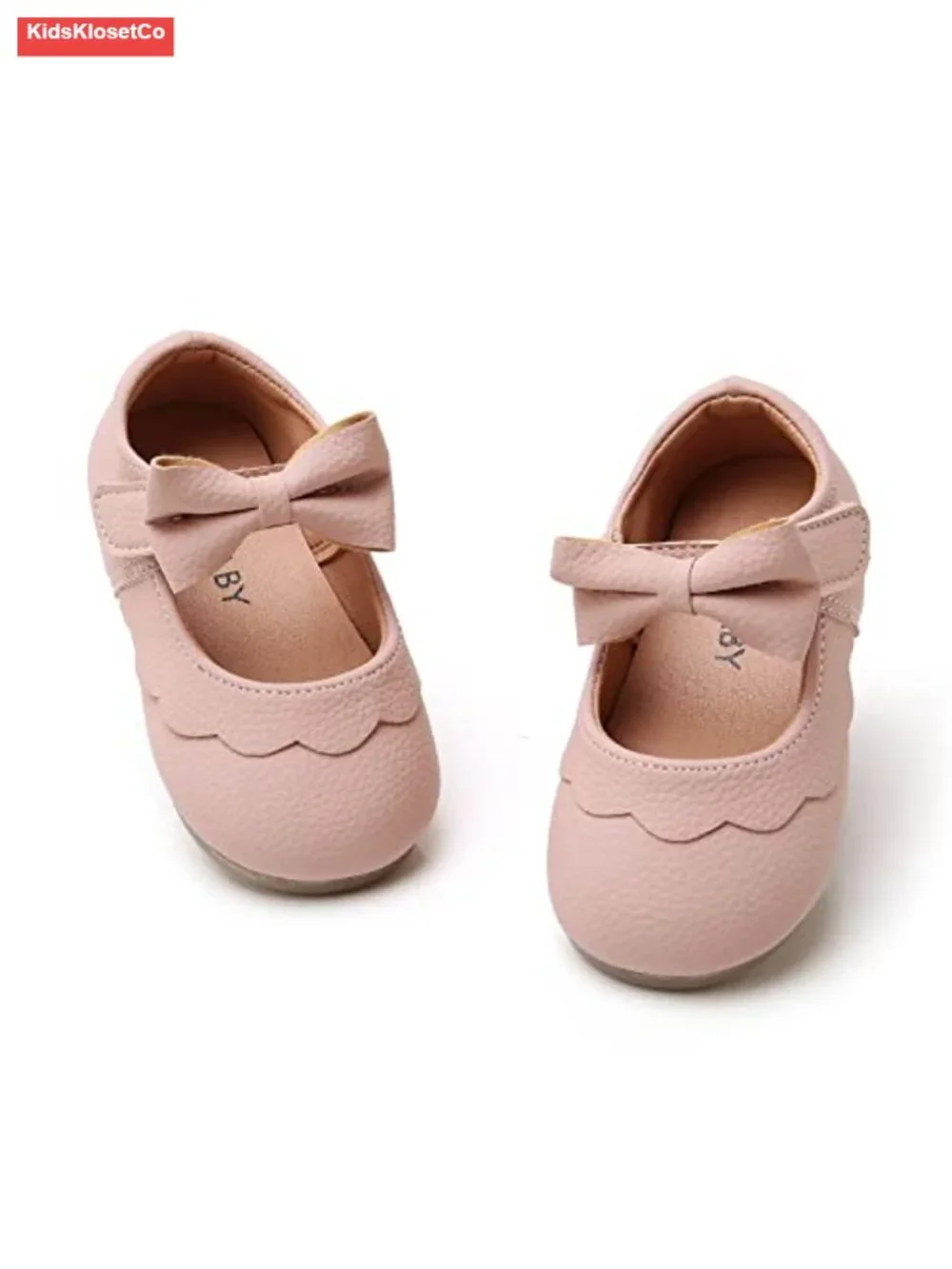 Toddler Mary Jane Flats Bowknot Princess Ballet Shoes Non-Slip Soft Sole
